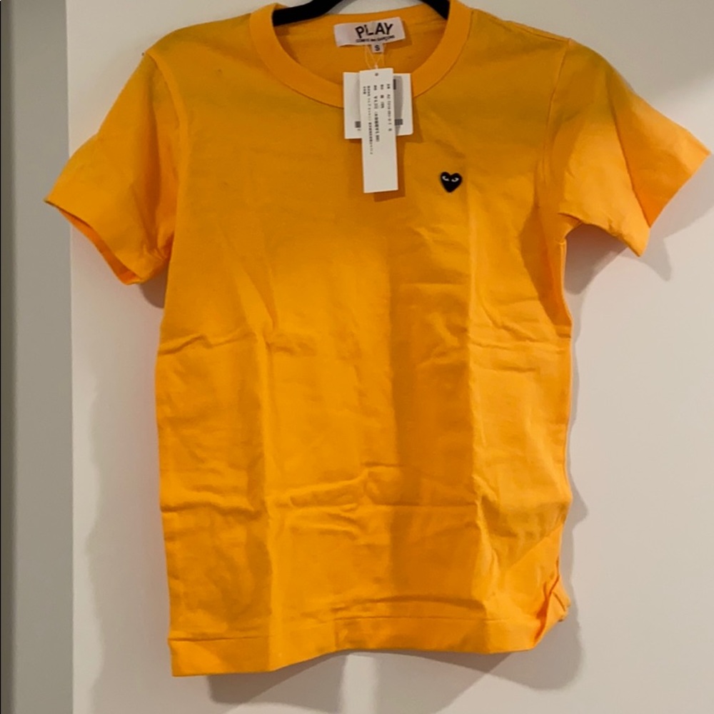 Orange Commes des Garçons Tee NWT